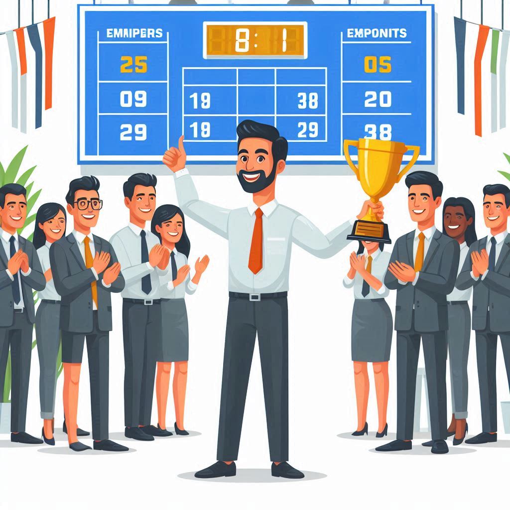 employee efficiency scoreboard