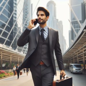 salesman or businessman