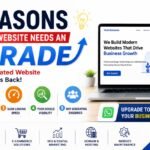 5 Reasons Your Website Needs an Upgrade – Modern website redesign with mobile-friendly design, fast loading speed, SEO optimization, Google visibility, and lead generation for local businesses.